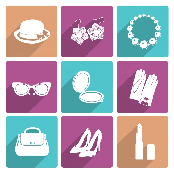 9360168-woman-accessories-flat-icons-set